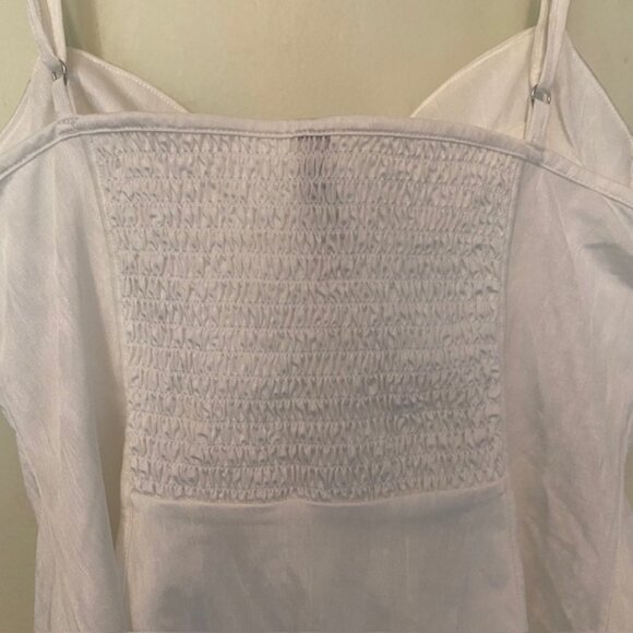 DIVIDED H&M - STRETCH SATIN-LIKE CAMISOLE w/ SHIRRED ELASTIC BACK - Picture 4 of 5